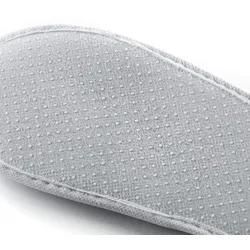 Luxus Poly- Cotton Hotelslipper 28,5 cm Länge vorne offen, 10 Paar, weiß
