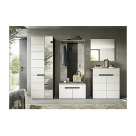 VCM Canu Garderobenkombination 255x37x190 cm grau