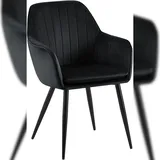 CLP Esszimmerstuhl Cheryl schwarz/schwarz