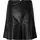 Yas Lederrock Damen Schwarz 36
