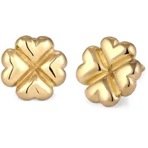 Elli Ohrstecker Kleeblatt 925 Sterling Silber gold Gr.: onesize