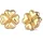 Elli Ohrstecker Kleeblatt 925 Sterling Silber gold Gr.: onesize