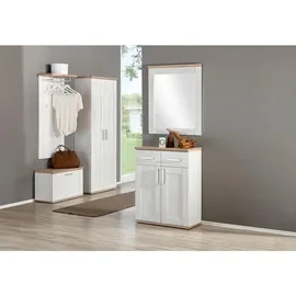 Landscape Garderobenpaneel Xora 132 x 60 cm Weiß