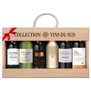 Collection Südfrankreich - Wein Geschenk Set Rotwein und Weißwein aus Südfrankreich (6 x 0.375 l)