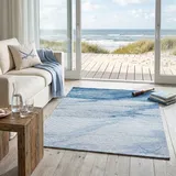 Sansibar Teppich Keitum SA-007 blue 60 x 90 cm