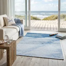 Sansibar Teppich Keitum SA-007 blue 60 x 90 cm