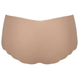 SLOGGI Damen Shorts, 2er Pack nahtlos, gewellte Abschlüsse hinten, Microfaser, braun