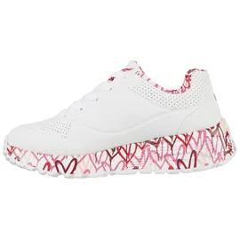 SKECHERS UNO LITE-LOVELY LUV Kinder Rot/Weiß 27