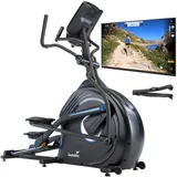 Skandika Crosstrainer CardioCross Conqueror, Premium Ellipsentrainer | 25kg Schwungmasse, App-Kompatibel mit Kinomap, 31 Programme, 32 Stufen, Pulsmessung, Höhenverstellung | max. 150kg