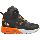 KangaROOS KX-Raptor Hi FX Sneaker, jet black/neon orange 39