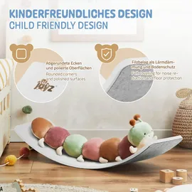 joyz Balance Board aus Holz für Kinder Erwachsene, Weiß Anti-Rutsch, 83x30 cm, Spielzeug, Holzspielzeug