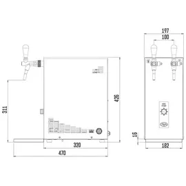 ich-zapfe Wassersprudler grün