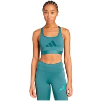 Adidas Powerreact Graphic Sport-bh Mittlerer Halt - Preloved Teal
