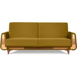 konsimo® 3-Sitzer-Schlafsofa, Gelb,