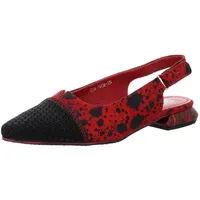 SIMEN Slingpumps rot|schwarz 37 EU