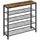 VASAGLE Schuhregal 100 x 93 x 30 cm braun / braun