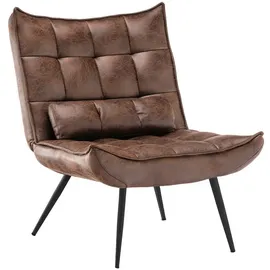 MCombo Relaxsessel 4778/79 Mikrofaser 0 x 0 x 0 cm Braun mit Kissen