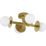 Nova Luce Nova Luce, Wandleuchte + Deckenleuchte, PIELO Deckenleuchte G9 4-fach Gold 51x37x17cm dimmbar 9043318