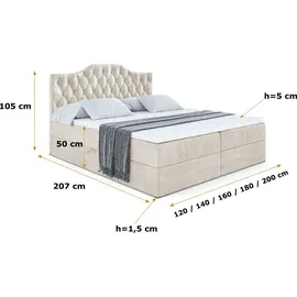 altdecor VILA-1 140 x 200 cm H4 Creme