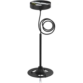 EMOS LED-Aufhängeset DIONI, 150 cm Länge, 12 cm Sockeldurchmesser, Schwarz, für Innenbereich,