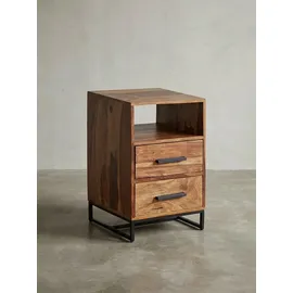 KADIMA DESIGN Nachtschrank Kadima 40 x 35 x 66 cm Braun