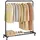 Songmics Garderobenständer 38 x 110 x 141,5 cm Tintenschwarz
