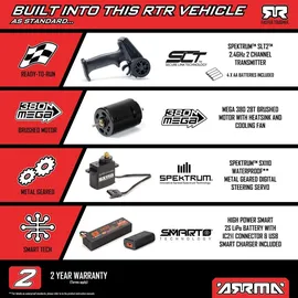 Arrma RC-Monstertruck Quake GROM 4X4 RTR lila (ARA2137T3)