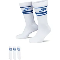 Nike Sportswear Dri-FIT Everyday Essential Crew-Socken White/Game Royal/Game Royal 42-46