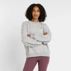 NEW BALANCE Damen Kapuzensweat Flower Shoe Crew, ATHLETIC GREY (WT51913AG), M