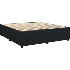vidaXL Boxspringbett 180 x 200 cm Schwarz