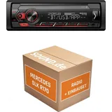 JUST SOUND best choice for caraudio Autoradio Einbaupaket Pioneer MVH-S320BT Mercedes SLK R170 Bose Bluetooth USB
