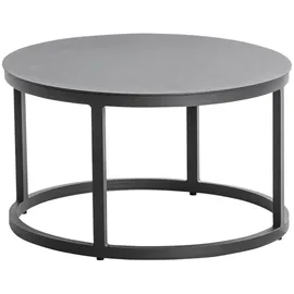 Niehoff Serra Loungetisch rund 60x36cm, Aluminium anthrazit