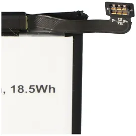 AccuCell Akku passend für ZTE Nubia N2, Li-Polymer, 3,85V, 4800mAh, 18,5Wh, built-in, ohne Werkzeug