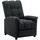 vidaXL Relaxsessel Dunkelgrau Polyester 56 x 102 x 77 cm Grau mit Liegeposition