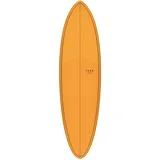 Torq Epoxy TET Funboard Wellenreiter 25, Länge in Fuß: 7.2, Breite in inch: 21.25, Farbe: Weiss Pinline