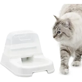 Iris Ohyama Iris Ohyama, Spender, Kunststoff-trinkbrunnen mit Anti-tropf-system und ergonomischem Griff, L30,5 x B23,7 x H19 cm, Einheit, rutschfeste Füße, J-200, Weiß