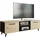 matkam Bergen TV-Lowboard 47x150x40 cm Schwarz/Eiche