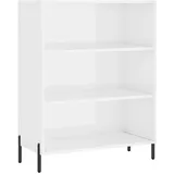 vidaXL Regalschrank Weiß 69,5x32,5x90 cm Holzwerkstoff
