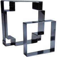 Matfer Mozaïk Set aus 4 Edelstahl-Quadraten, 7,5x7,5x2 cm (371121)
