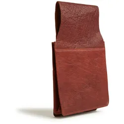 Served with Style - 78073 Chestnut - Holster Brieftasche & Notizbuch & Ordner & Kugelschreiber klein 14 x 15,6