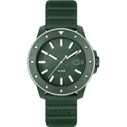 Quarzuhr LACOSTE "LACOSTE.12.12 SCUBA", grün, Armbanduhren, Herren, Armbanduhr, Herrenuhr, Silikonarmband, analog