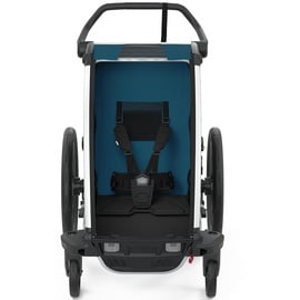 Thule Chariot Cross 1 aluminium/majolica blue