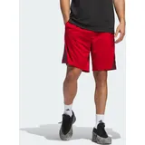 adidas Herren Legends 3-Streifen Basketball Shorts Team Power red 2/black S/9"