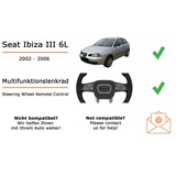 Autoradio Einbaupaket DMX7722DABS passend für Seat Ibiza 3 6L + Lenkradfernbedienung | (Wireless) Apple CarPlay (Wireless) Android Auto Bluetooth:...