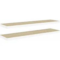 vidaXL Wandregal 120 x 23,5 x 3,8 cm Weiß