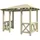 SKANHOLZ Vordach Wismar 351 x 282 cm beige