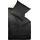 FLEURESSE Colours 009200 schwarz 155 x 200 cm + 80 x 80 cm