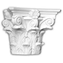 PROFHOME DECOR Halbsäulen Kapitell 2 St. 26,5 x 13,2 x 20,8 cm