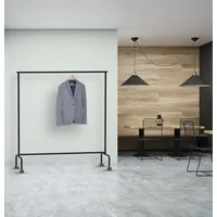 Maul Reihengarderobe Maullimbo Kleiderstange 151cm schwarz