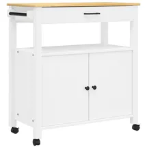 vidaXL Küchenwagen MONZA 84x40x90 cm Massivholz Kiefer